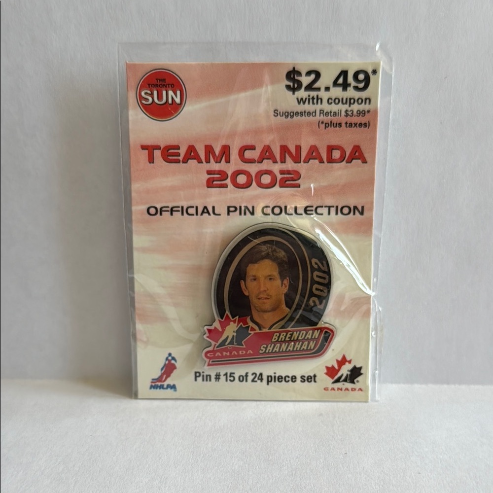 Brendan Shanahan 2002 Team Canada Collectors Pin / Pin #15